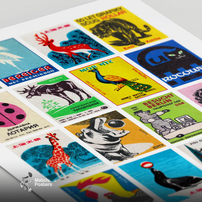 Vintage Animals Collage
