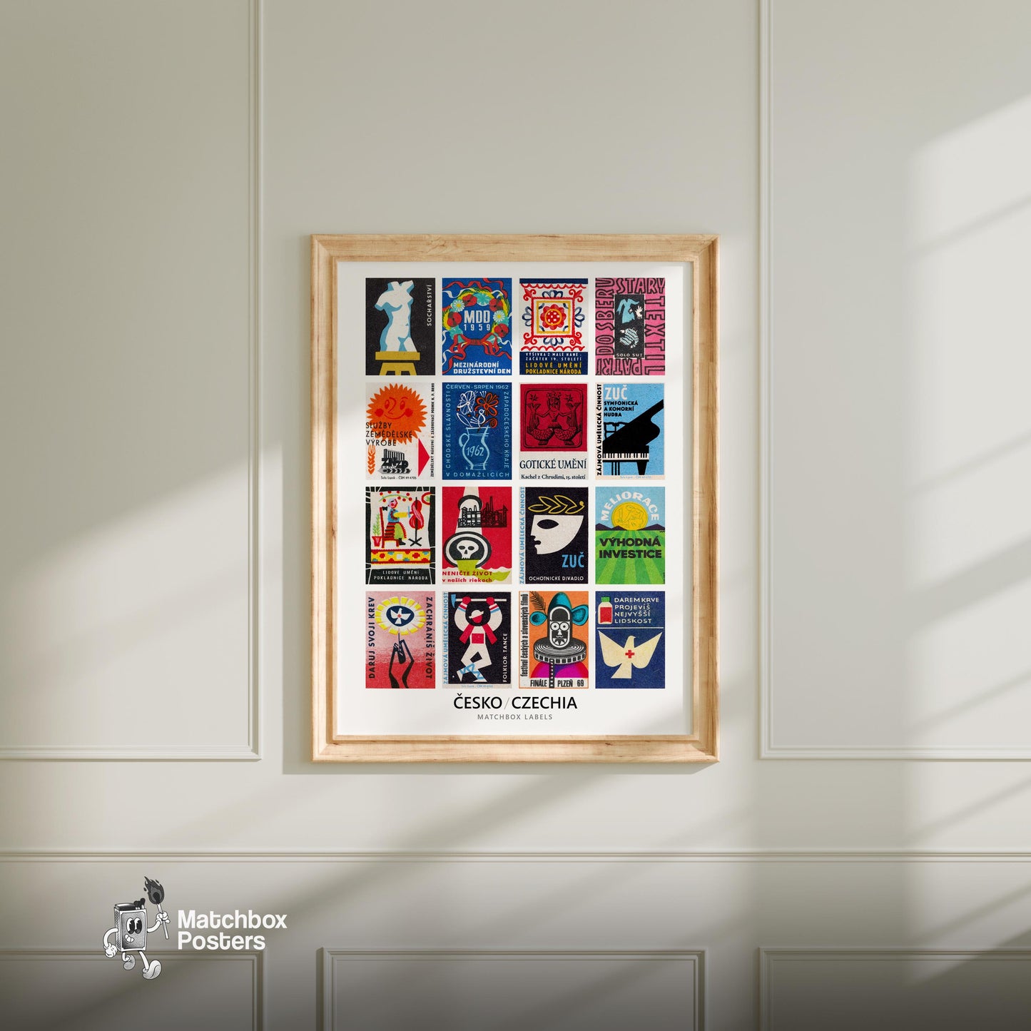 Czech Culturals Grid Print