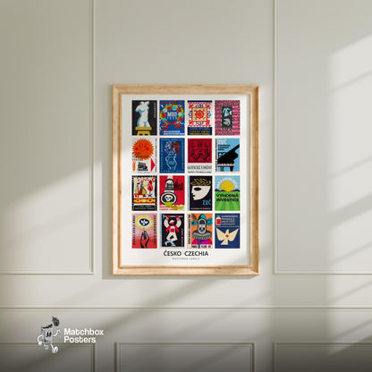 Czech Culturals Grid Print