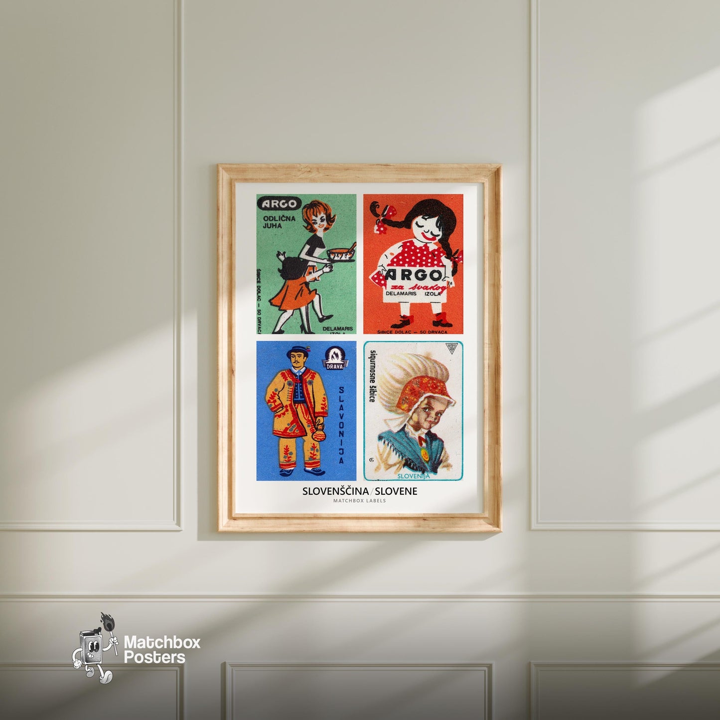 Slovenes Grid Print