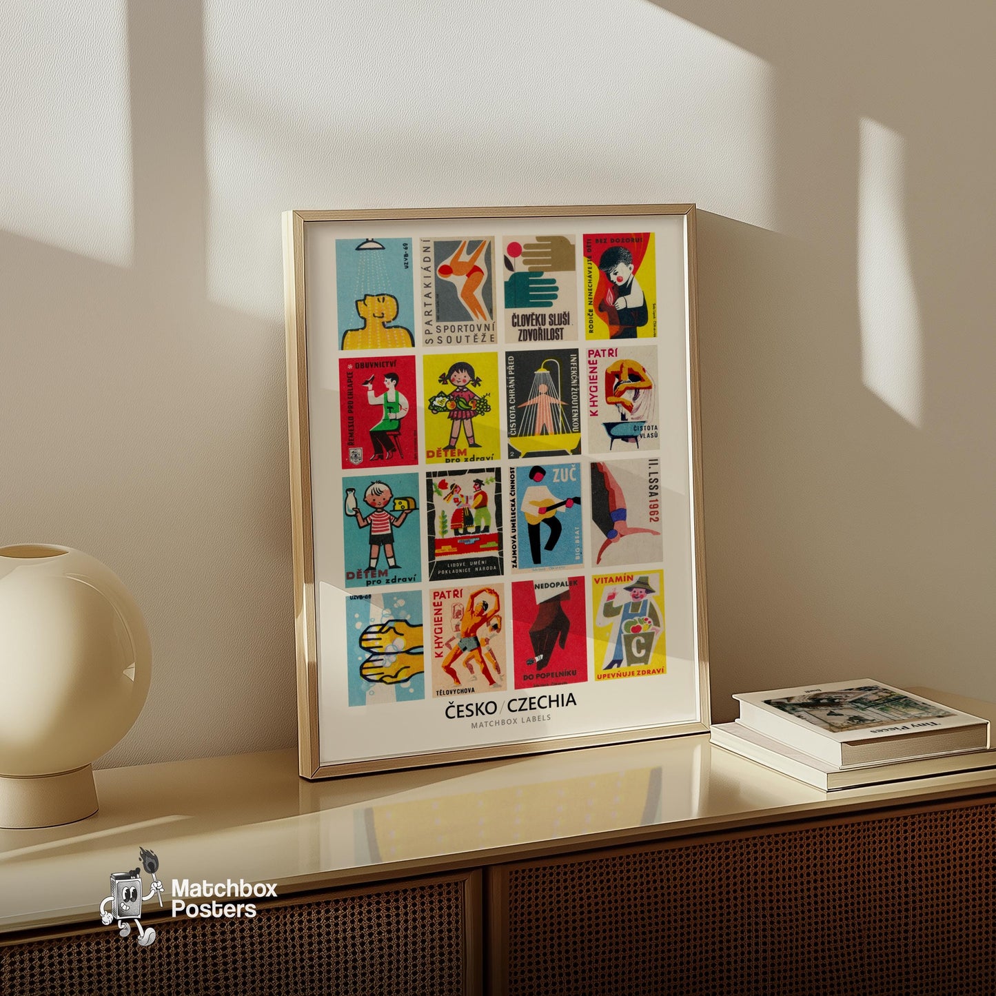 Czech Portraits Grid Print