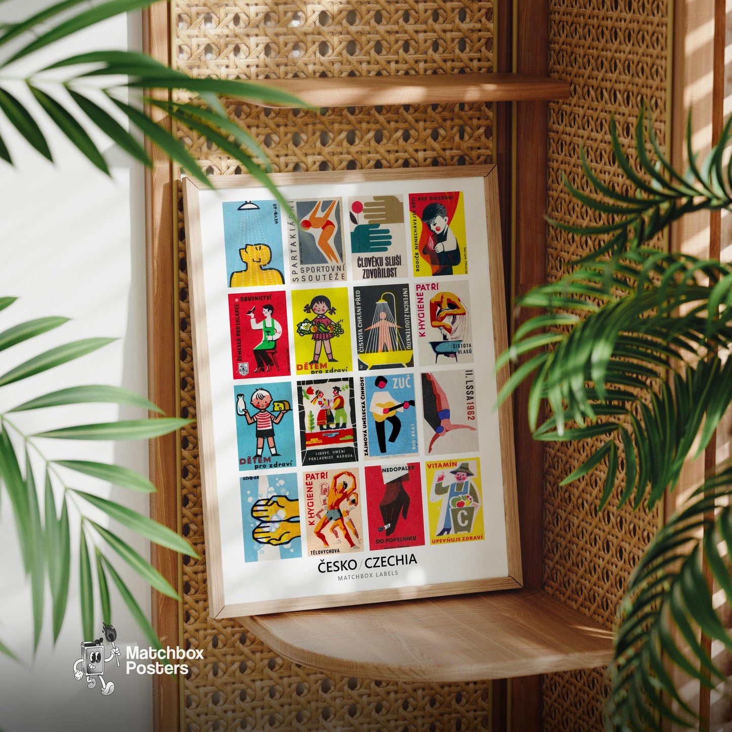 Czech Portraits Grid Print