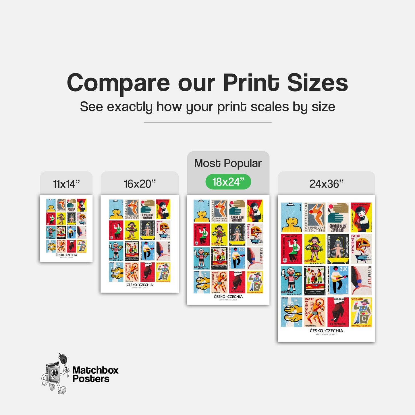 Czech Portraits Grid Print