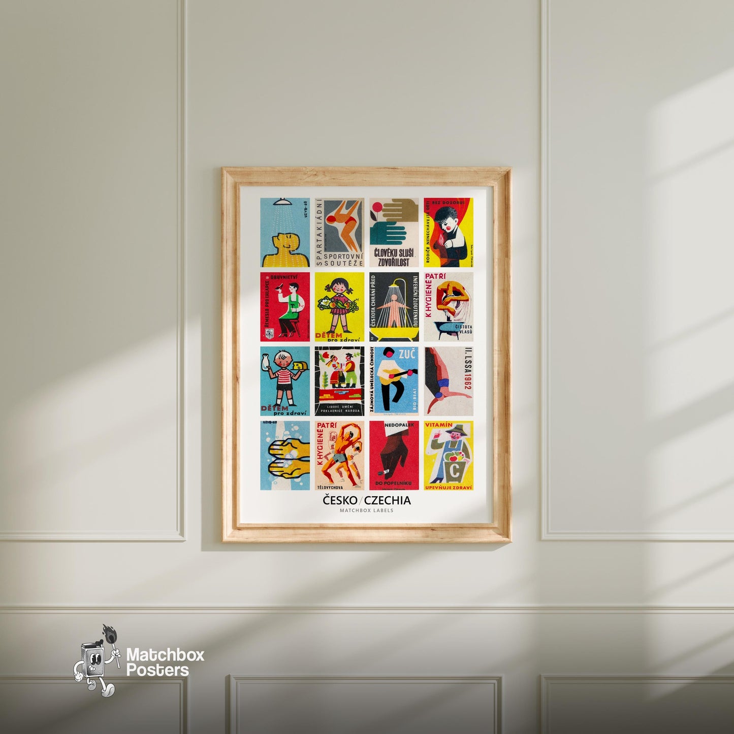 Czech Portraits Grid Print