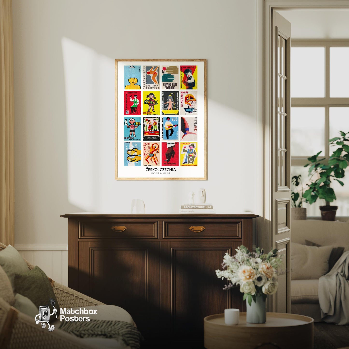 Czech Portraits Grid Print
