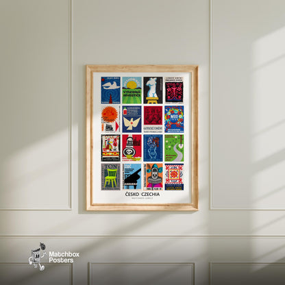 Czechoslovaks Grid Print