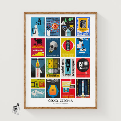 Czech Sciences Grid Print