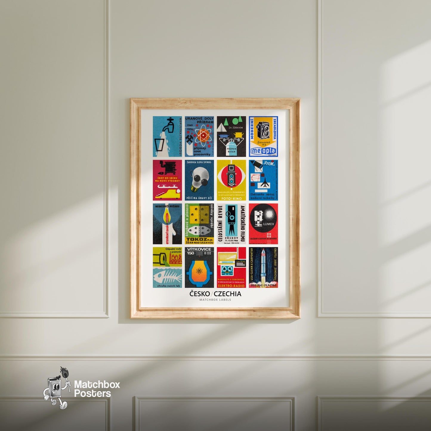 Czech Sciences Grid Print