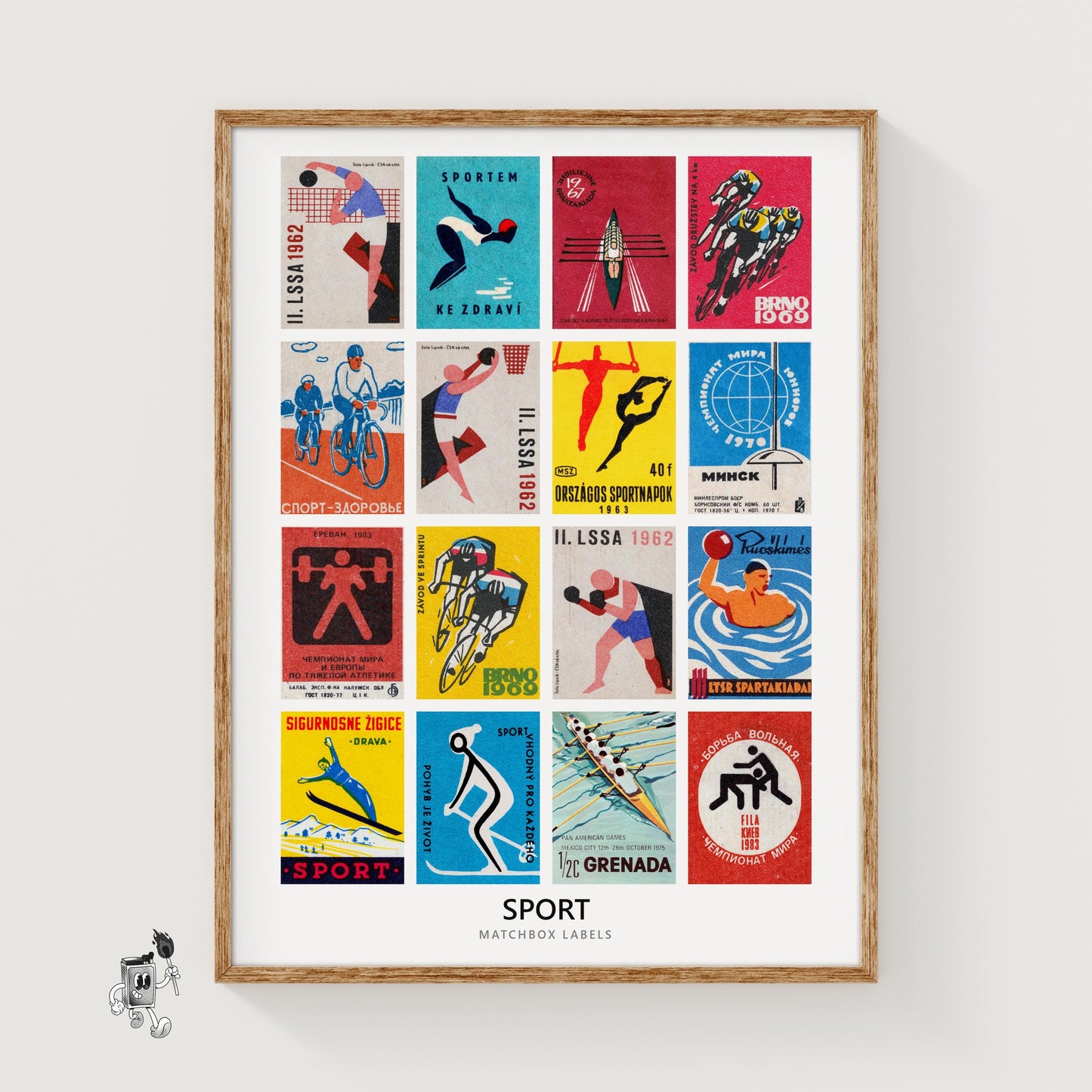 Vintage Sport Collage