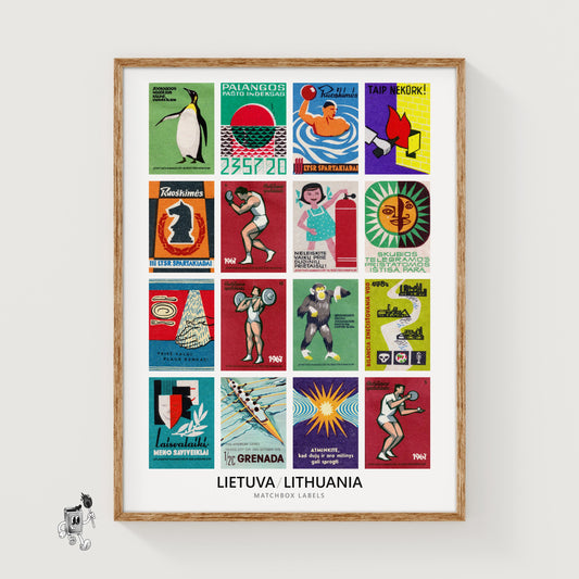 Lithuanians Grid Print