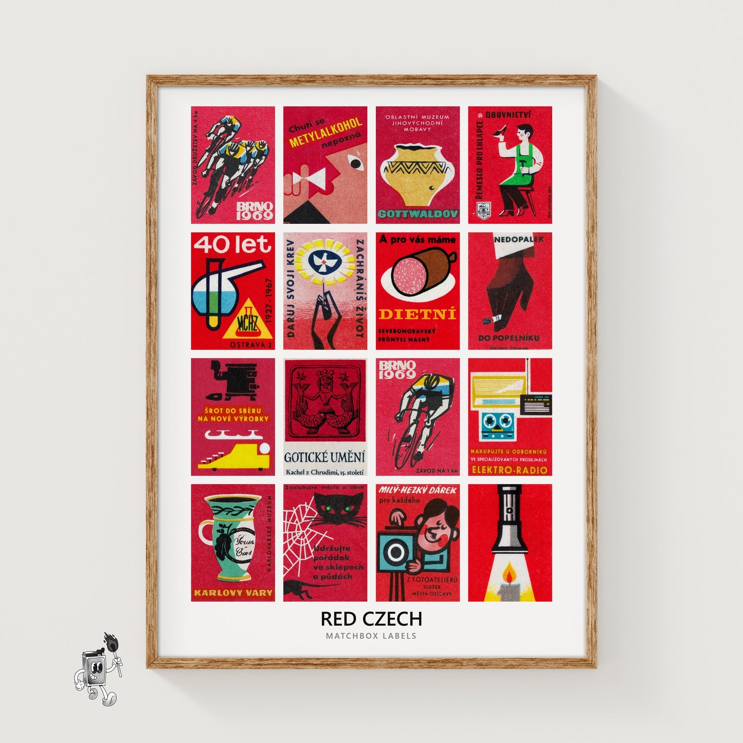 Czechs Grid Print