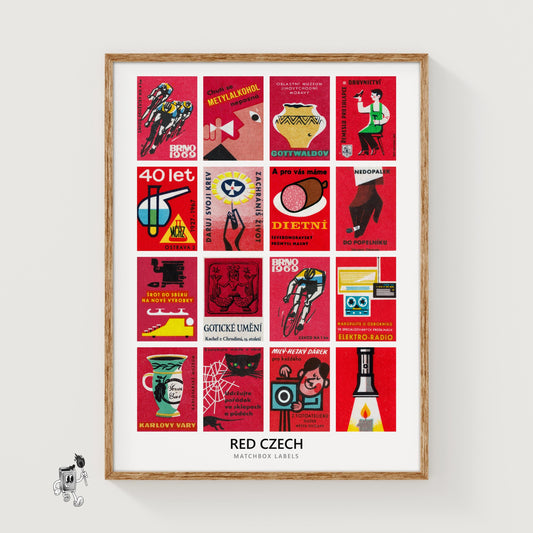 Czechs Grid Print