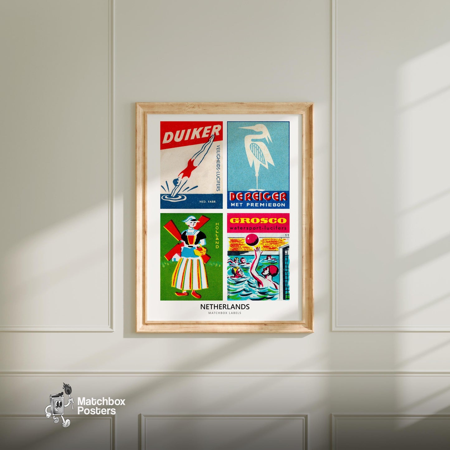 Dutchs Grid Print