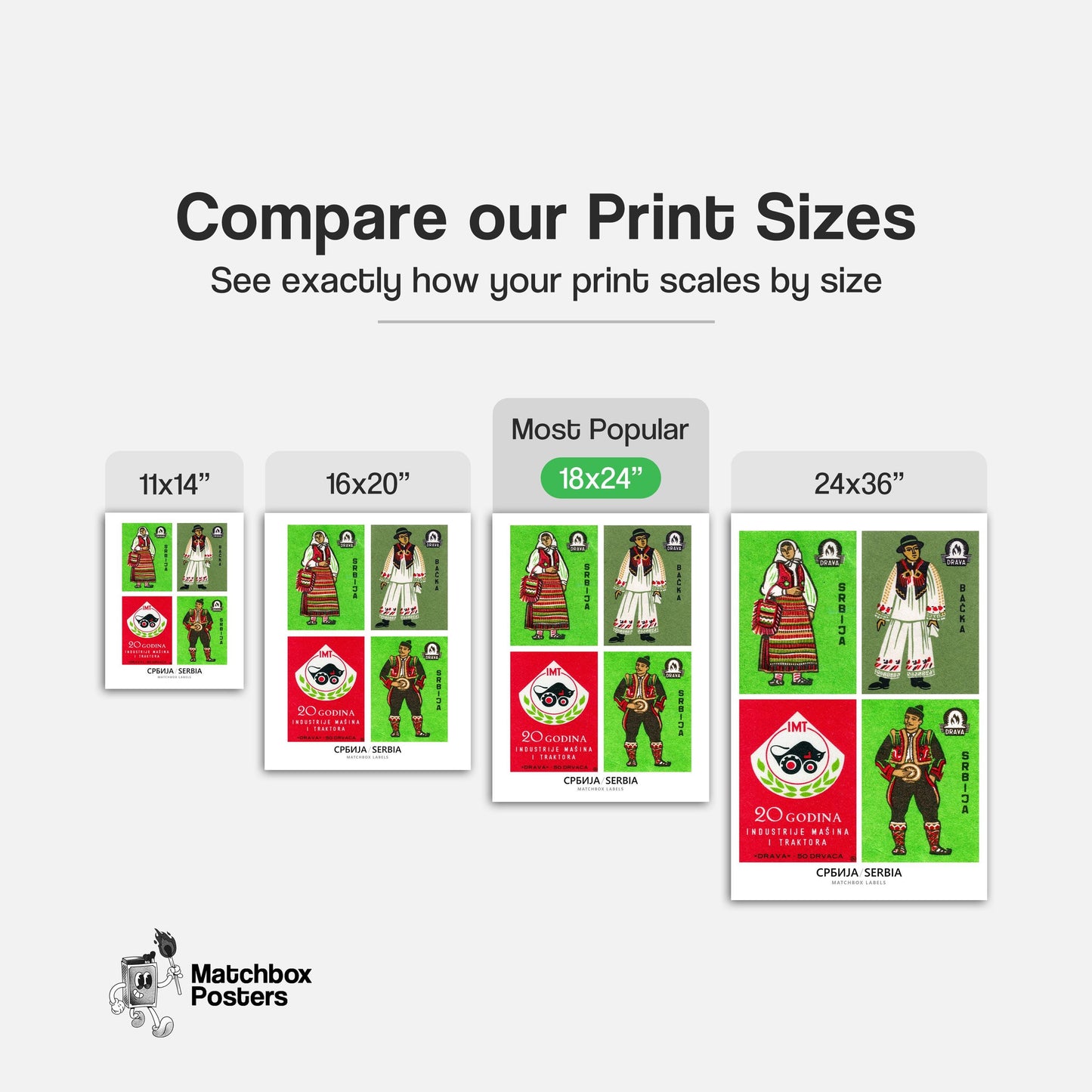 Serbians Grid Print