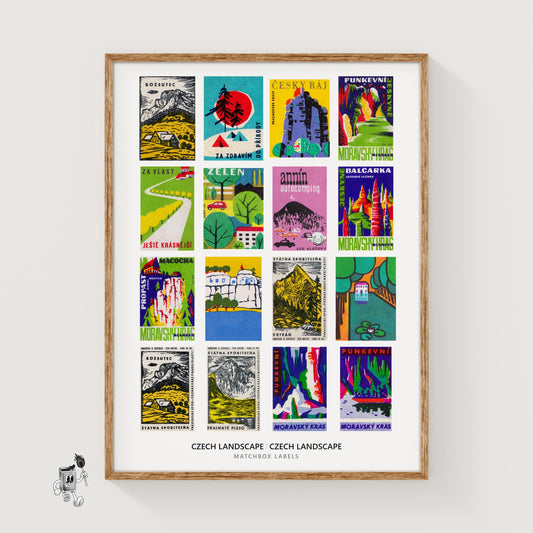 Czech Landscapes Grid Print