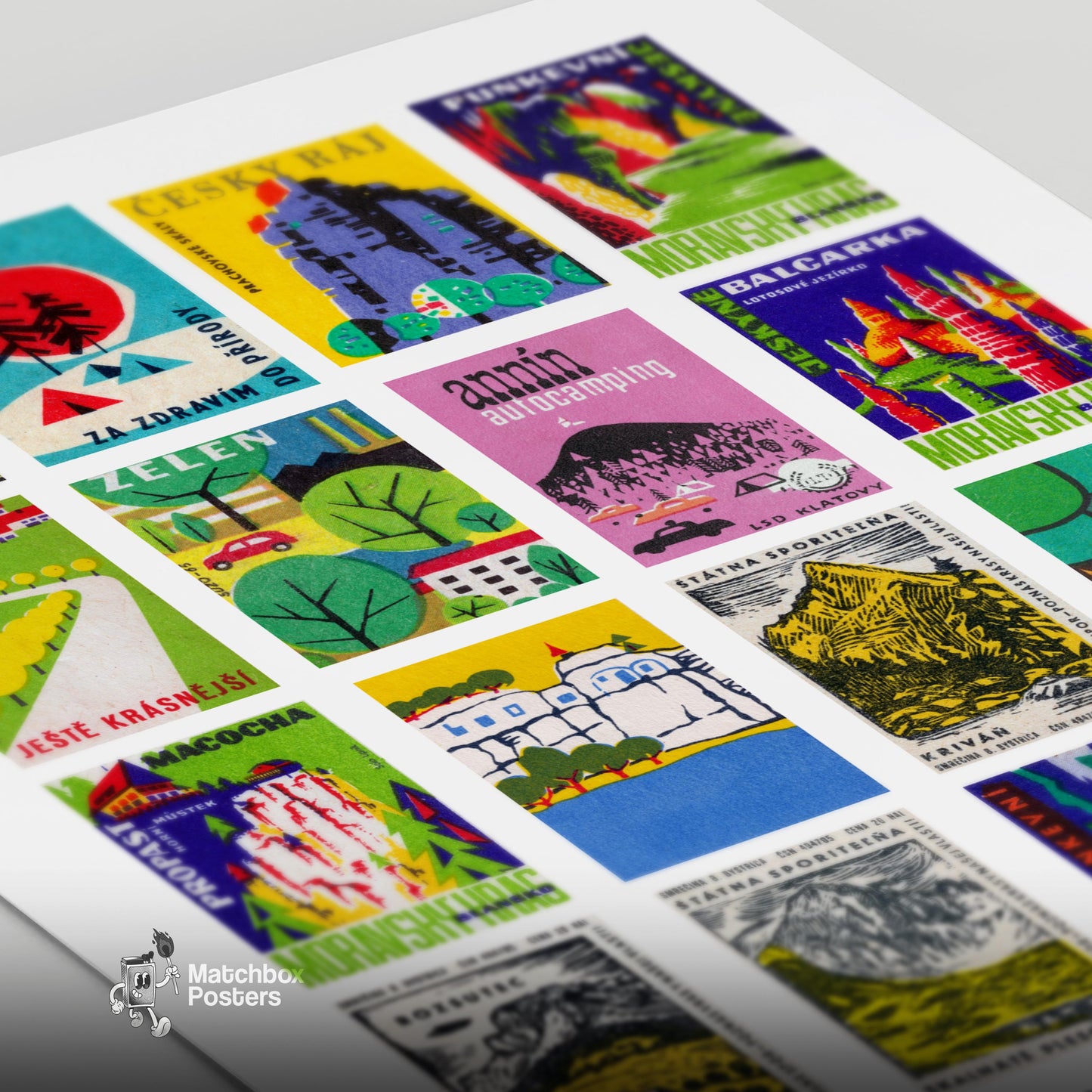 Czech Landscapes Grid Print
