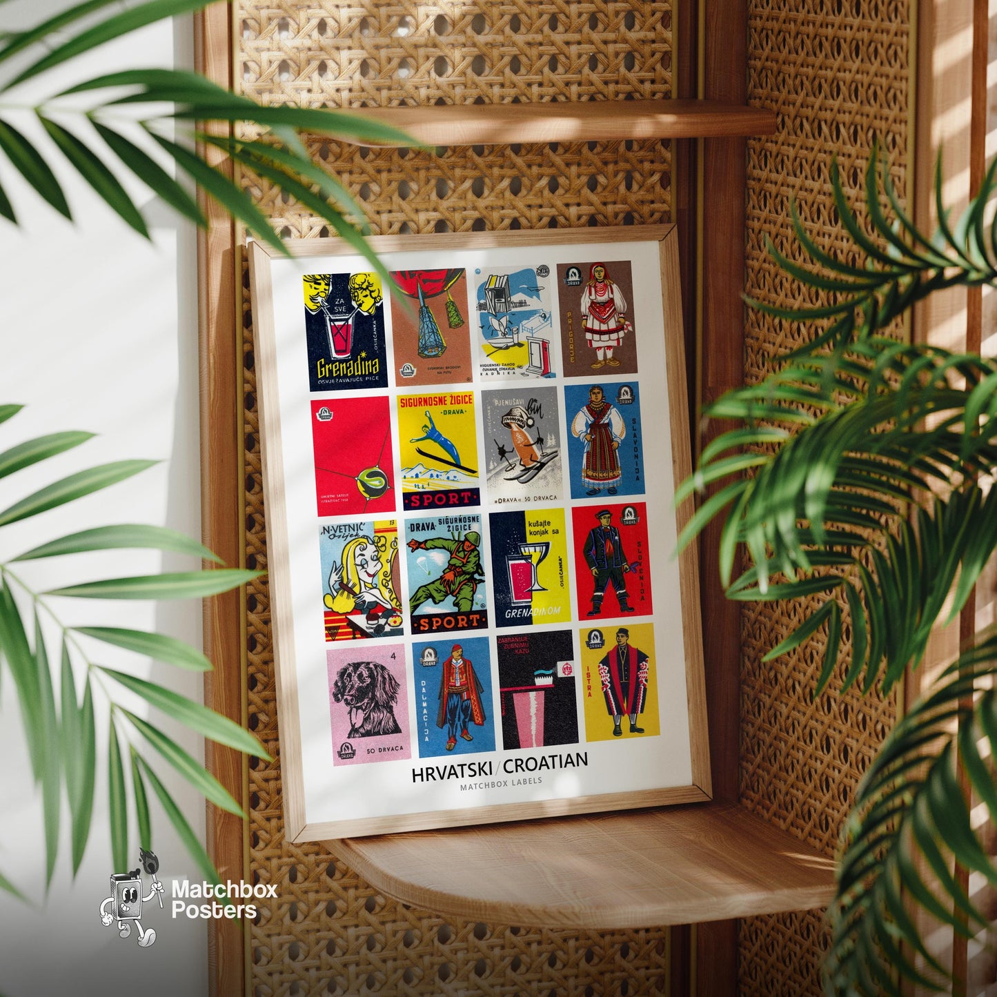 Croatians Grid Print