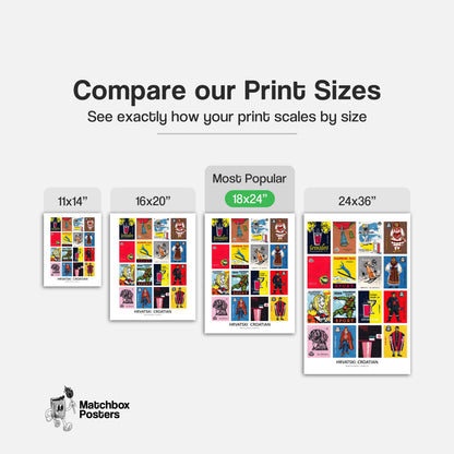Croatians Grid Print