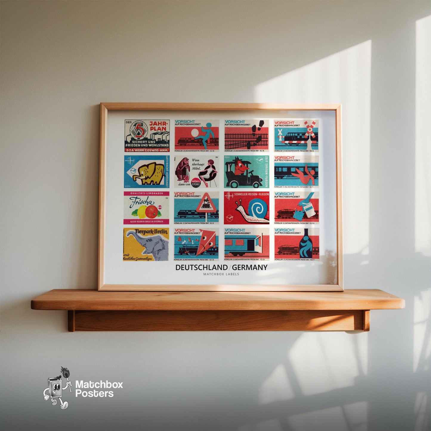 Germans Grid Print
