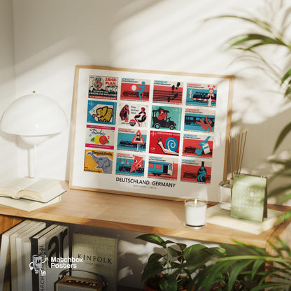 Germans Grid Print