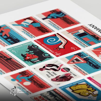 Germans Grid Print