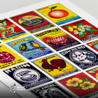 Tamils Grid Print