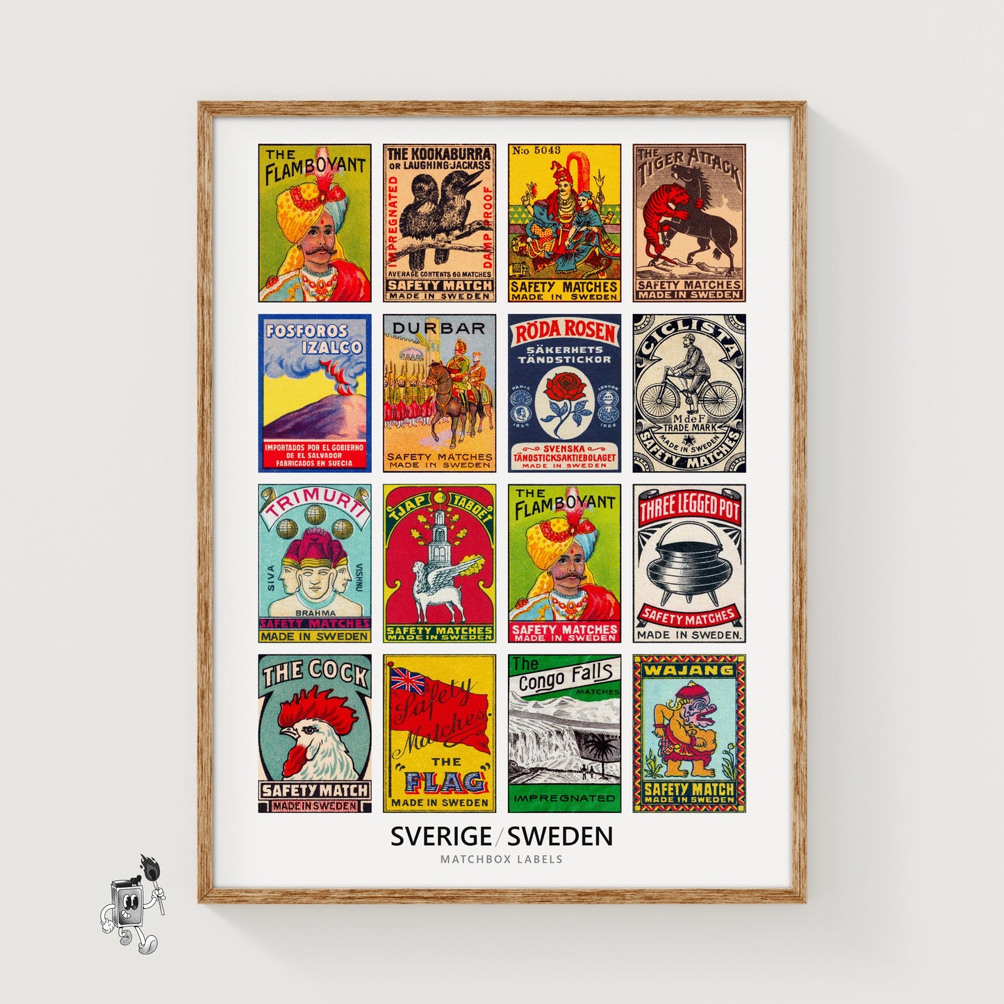 Swedishs Grid Print