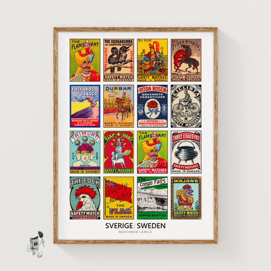 Swedishs Grid Print