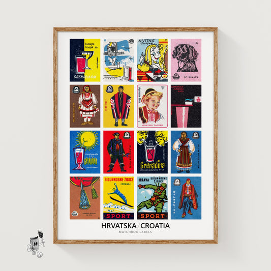 Croatians Grid Print