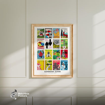 Slovaks Grid Print