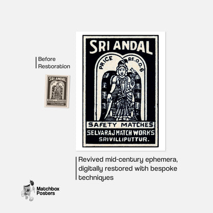 Indian Religiouss Grid Print