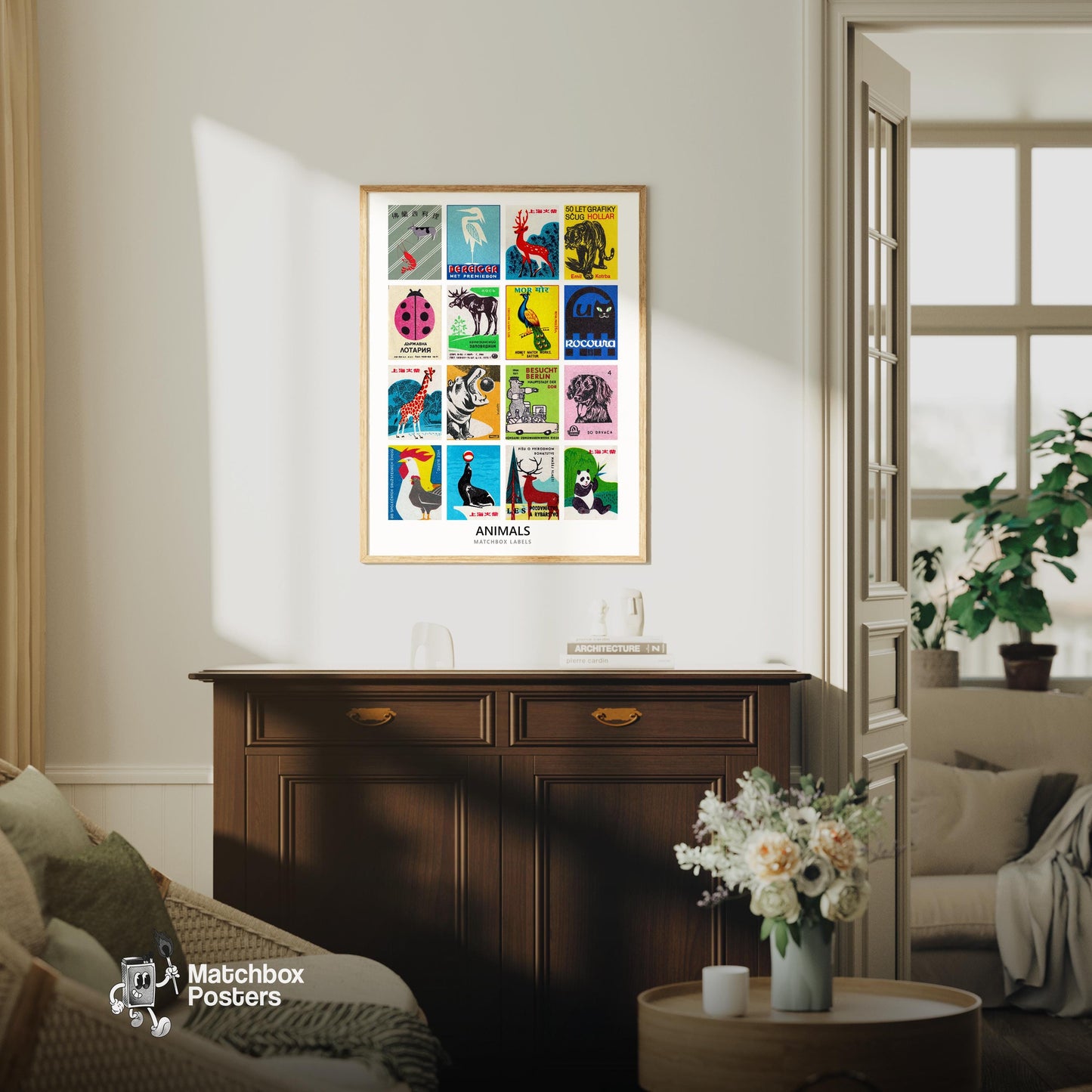 Vintage Animals Collage