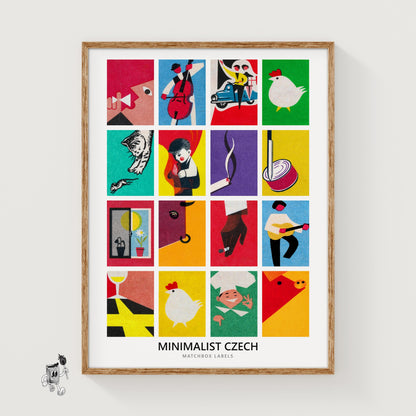 Minimalist Czechia Collage