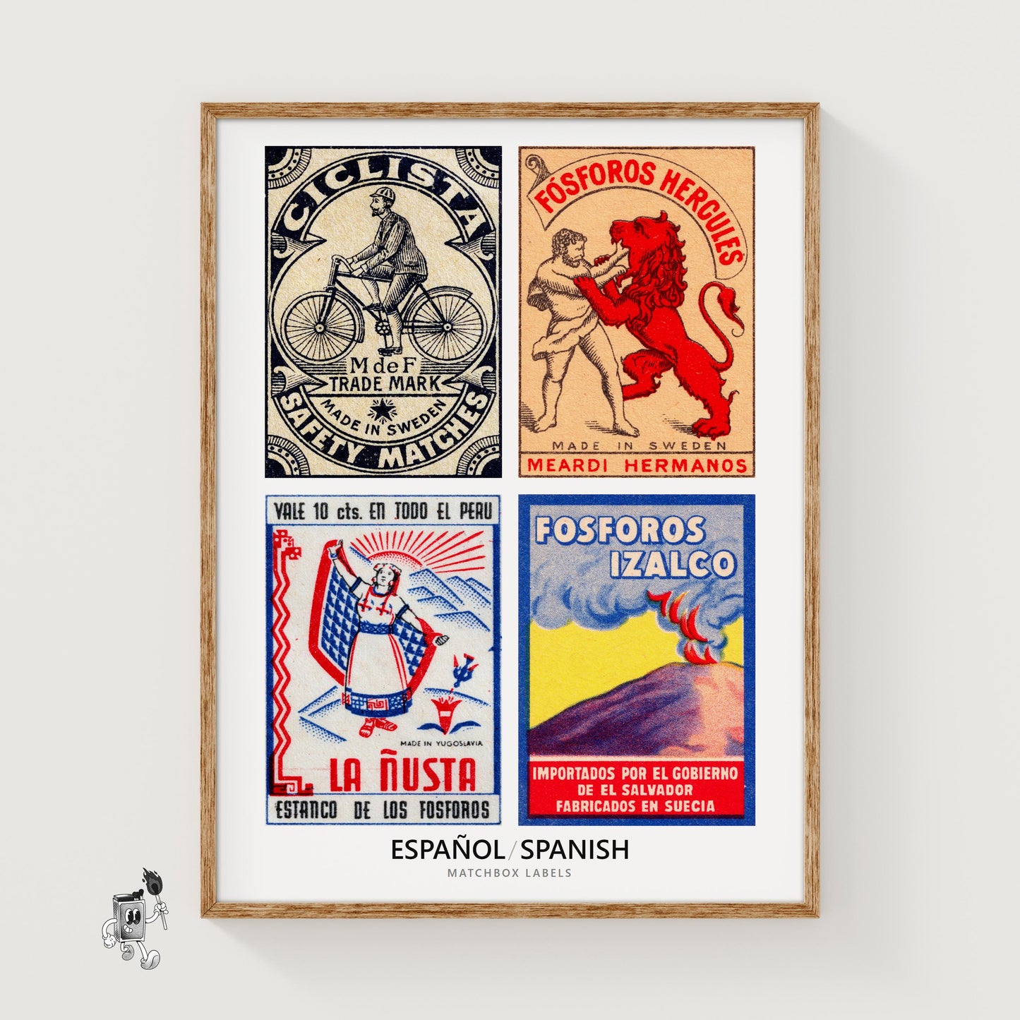 Spanishs Grid Print