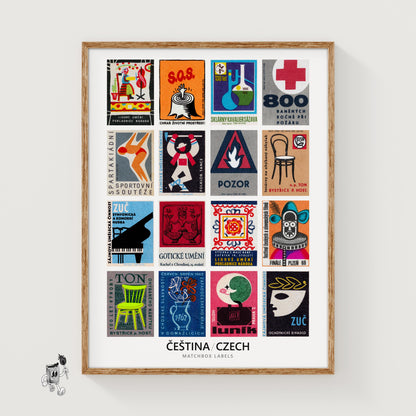 Czechs Grid Print