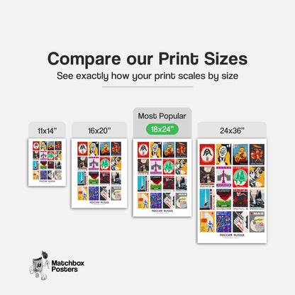 Russians Grid Print