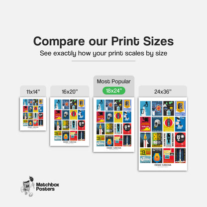 Czech Sciences Grid Print