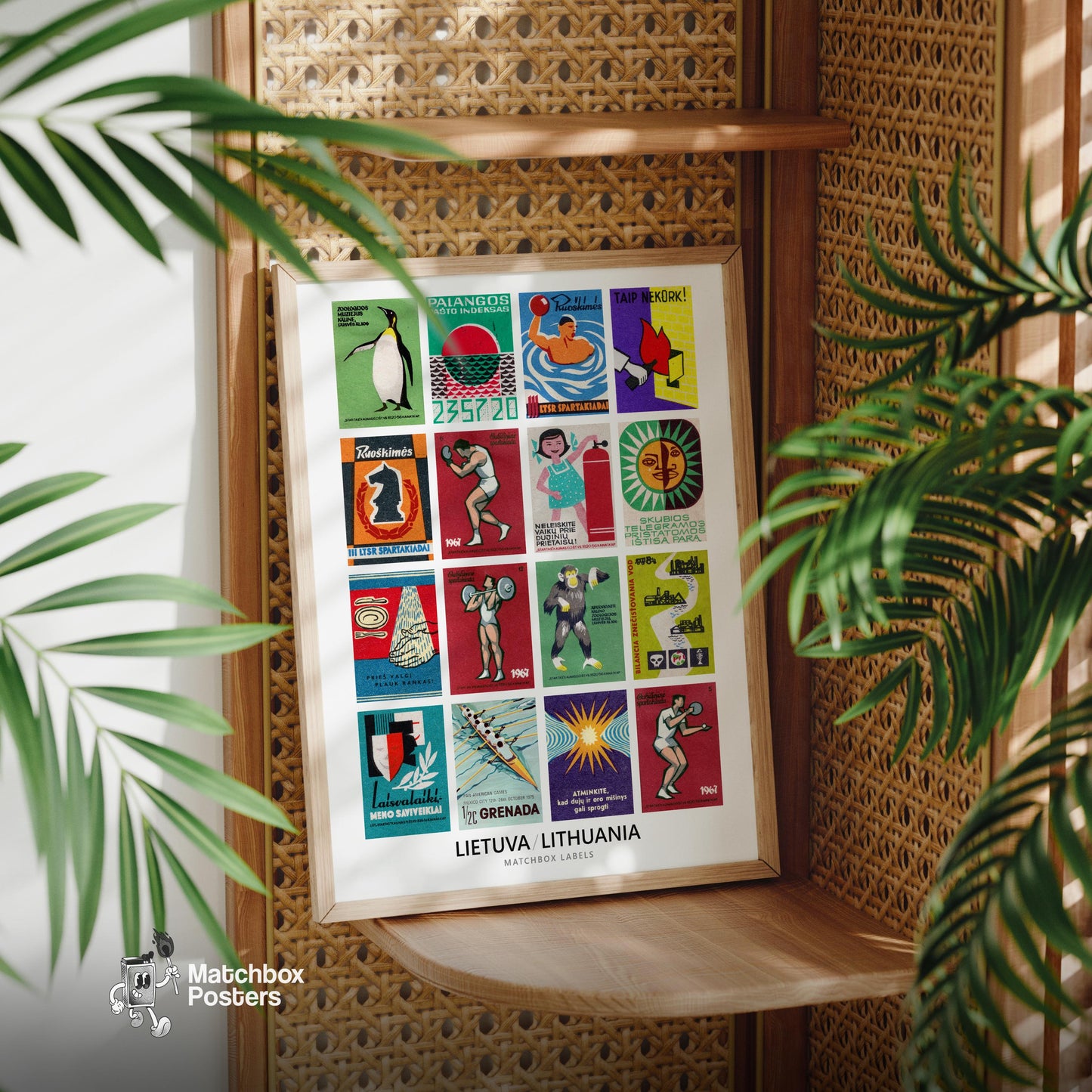 Lithuanians Grid Print