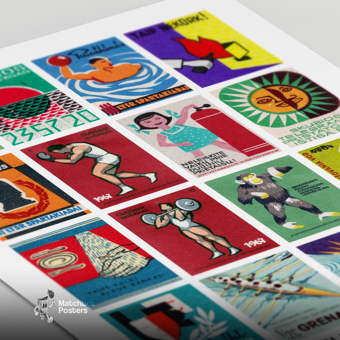 Lithuanians Grid Print
