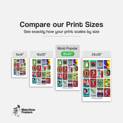 Lithuanians Grid Print